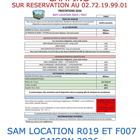 Mobil Confort 3 Pour 6 Personnes - Ideal Sejour Puy Dufou F007 *